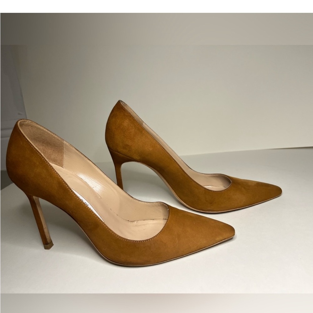Manolo Blahnik Brown Heels